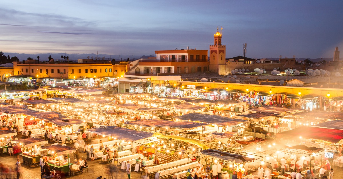 Jamaa el Fna marktplein Marrakech